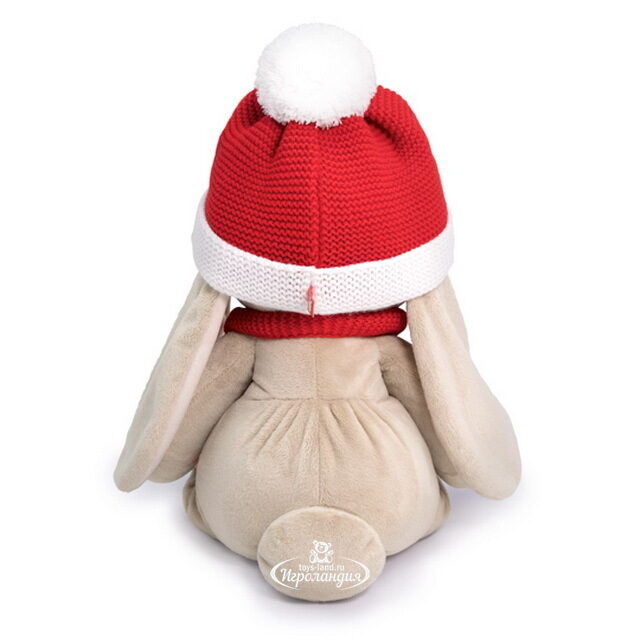 Мягкая игрушка Зайка Ми в шапке и шарфе 34 см коллекция Город Budi Basa