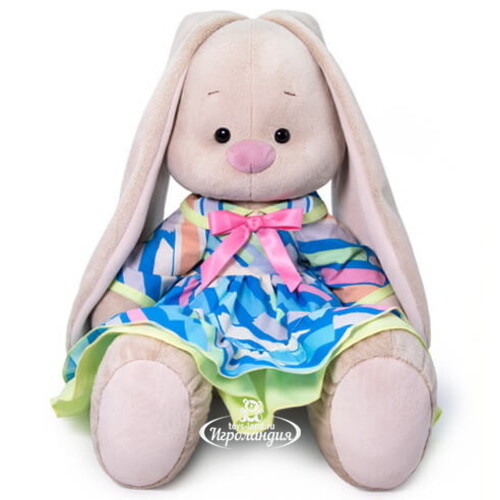 Мягкая игрушка Зайка Ми в платье с оборками 34 см коллекция Город Budi Basa