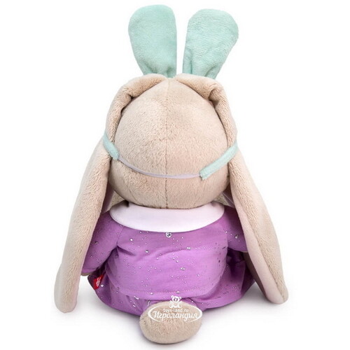 Мягкая игрушка Зайка Ми в пижаме с маской для сна 23 см коллекция Город Budi Basa