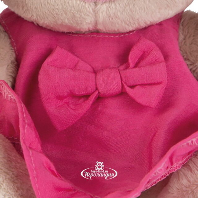 Мягкая игрушка Зайка Ми в розовом сарафанчике с ромашкой 15 см коллекция Малыши Budi Basa (Буди Баса)