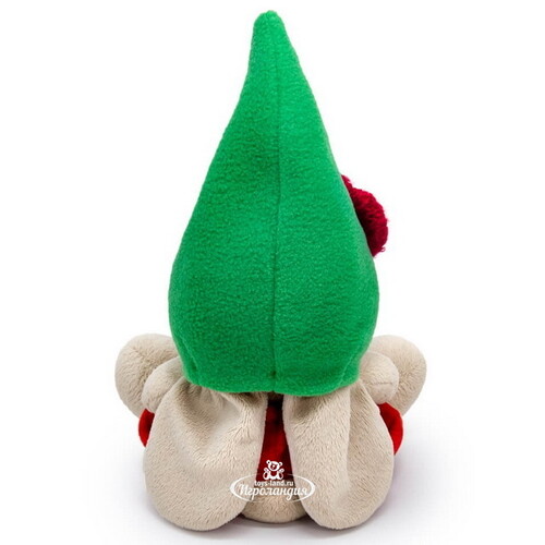 Мягкая игрушка Зайка Ми в зеленом колпачке 15 см коллекция Малыши Budi Basa