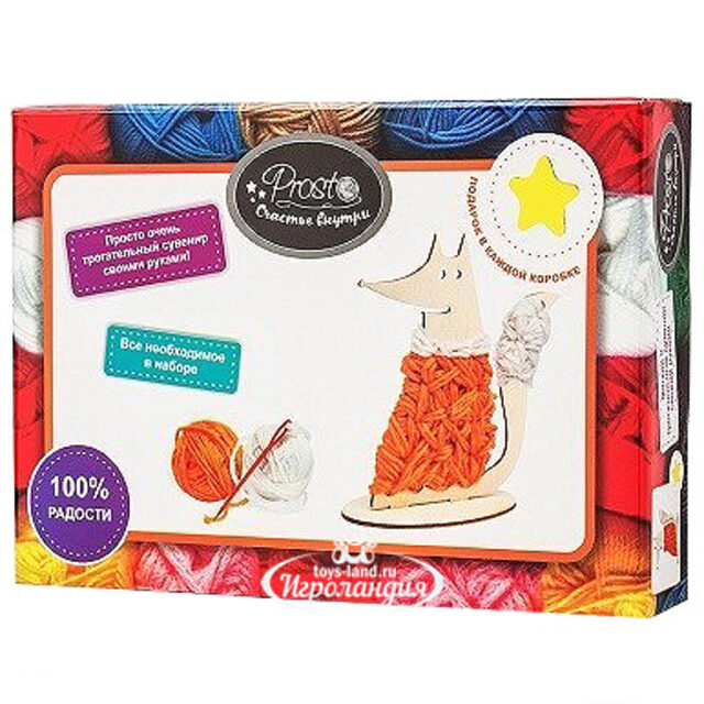 Набор для декорирования нитками Лисичка Prosto (Просто)