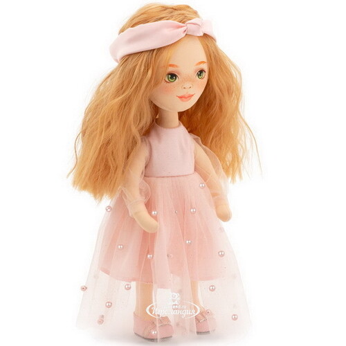 Мягкая кукла Sweet Sisters: Sunny в светло-розовом платье 32 см, коллекция Вечерний шик Orange Toys
