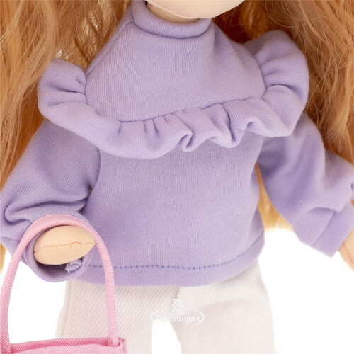 Мягкая кукла Sweet Sisters: Sunny в сиреневой кофте 32 см, коллекция Весна Orange Toys
