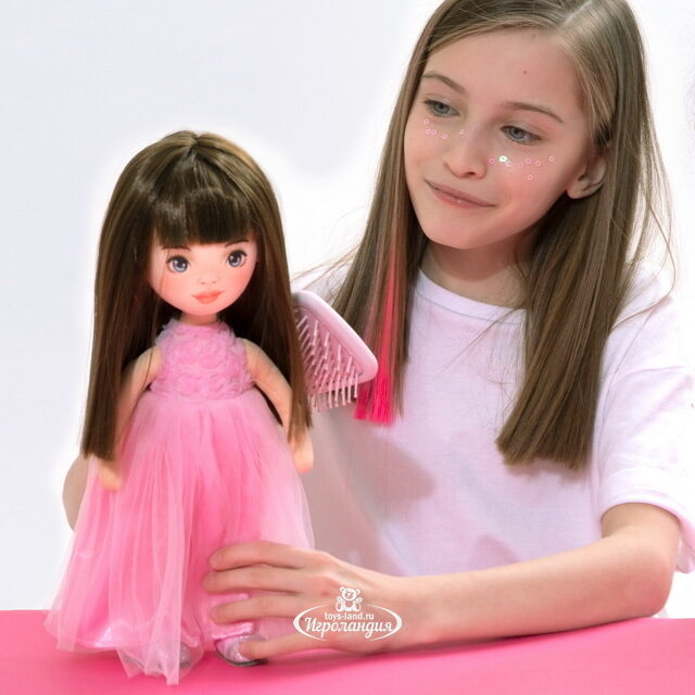 Мягкая кукла Sweet Sisters: Sophie в розовом платье 32 см, коллекция Вечерний шик Orange Toys