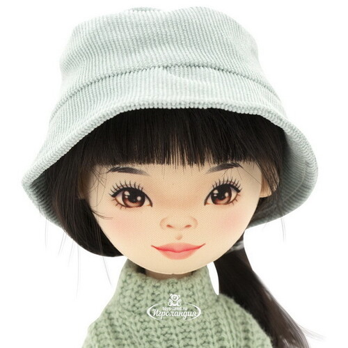 Мягкая кукла Sweet Sisters: Lilu в зеленом свитере 32 см, коллекция Весна Orange Toys