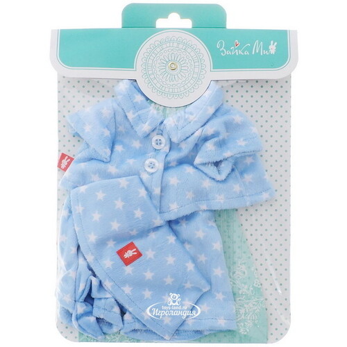 Одежда для Зайки Ми 32 см - Голубая пижама Budi Basa