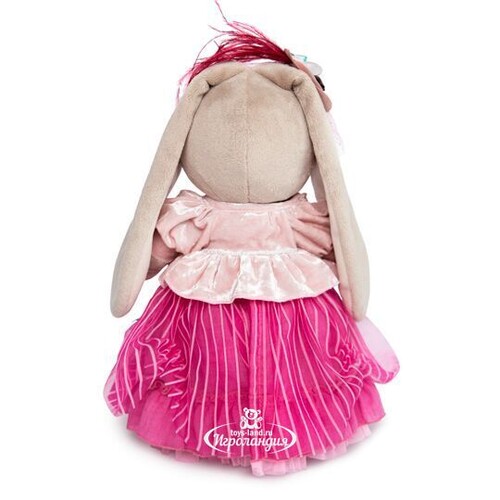 Мягкая игрушка Зайка Ми барышня в карамельно-розовом 25 см коллекция Барышня и Кавалер Budi Basa