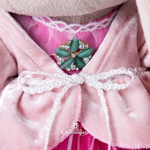 Мягкая игрушка Зайка Ми барышня в карамельно-розовом 25 см коллекция Барышня и Кавалер Budi Basa