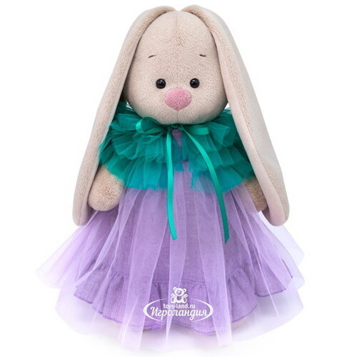 Мягкая игрушка Зайка Ми в платье с пелериной 25 см коллекция Город Budi Basa