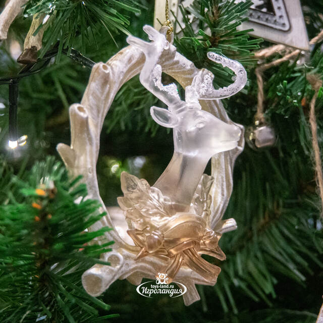 Елочная игрушка Зимний Лес - Олень 10 см, подвеска Kurts Adler