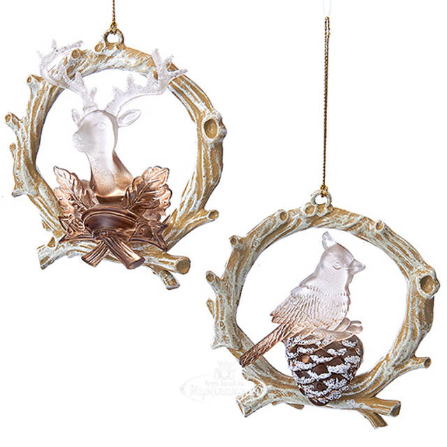 Елочная игрушка Зимний Лес - Олень 10 см, подвеска Kurts Adler