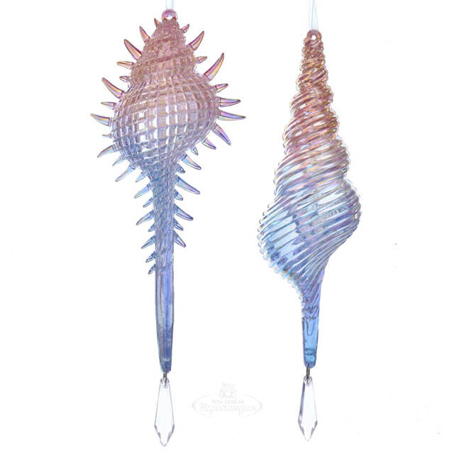 Елочная игрушка Изысканная Ракушка Амарин 20 см, подвеска Kurts Adler