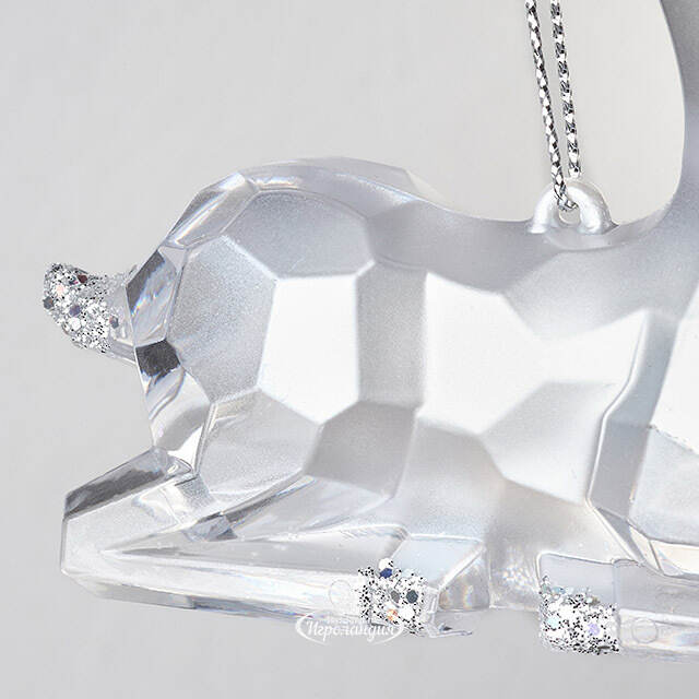 Елочная игрушка Хрустальный Олень Ларри 9 см, подвеска Kurts Adler