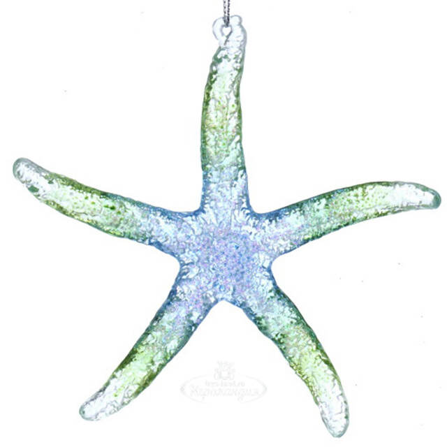 Елочная игрушка Морская Звезда Адриа 13 см, подвеска Kurts Adler