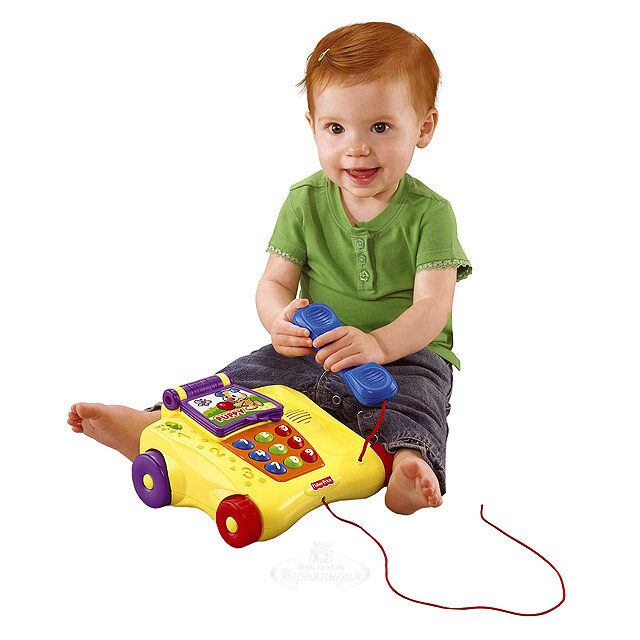 Развивающая игрушка Телефон: Смейся и учись Fisher Price (Фишер Прайс)