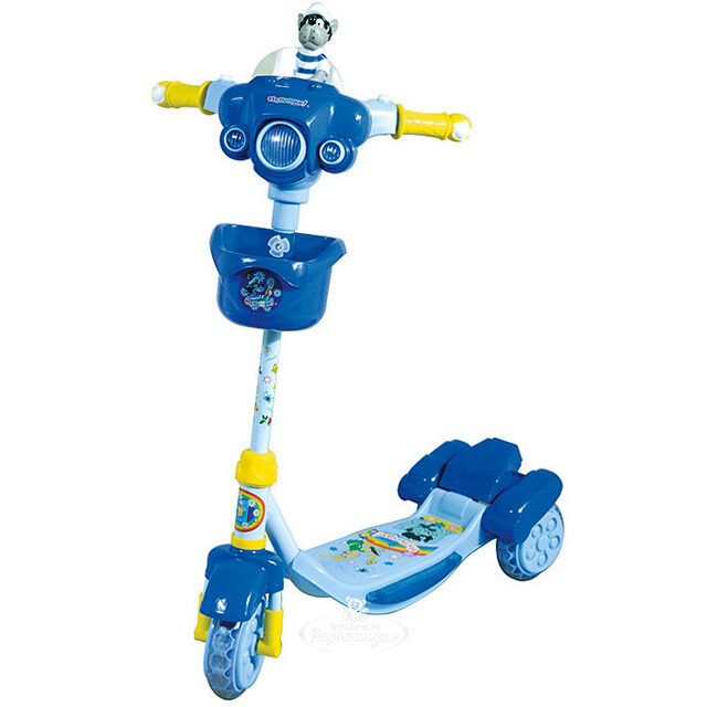 Самокат трехколесный "НУ ПОГОДИ", ВОЛК 1TOY (1Той)