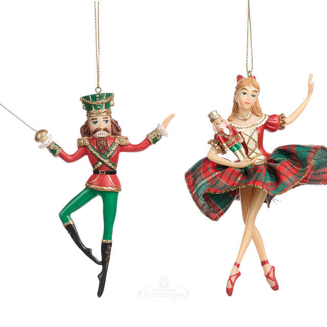 Набор елочных игрушек Балет Щелкунчик - Scottish 13 см, 2 шт Goodwill