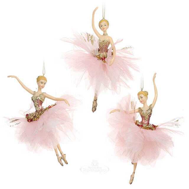 Елочная игрушка Балерина Эмили - Giselle 18 см Goodwill