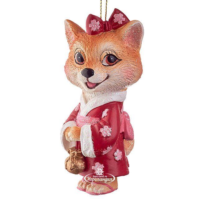 Елочная игрушка Собачка Сиба-Ину 10 см Goodwill