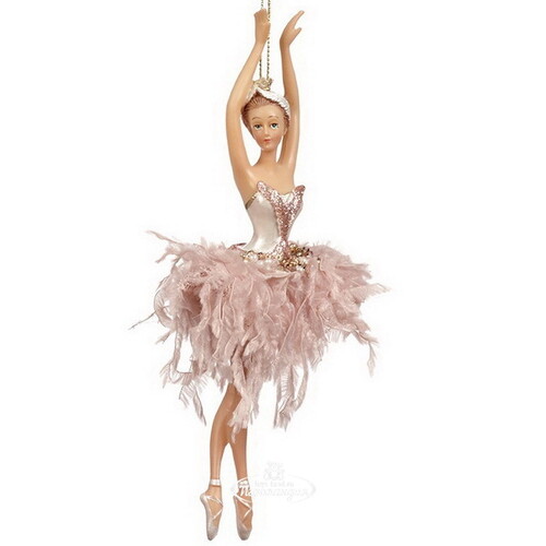 Елочная игрушка Балерина Бритни - Rose Paradise 19 см, подвеска Goodwill