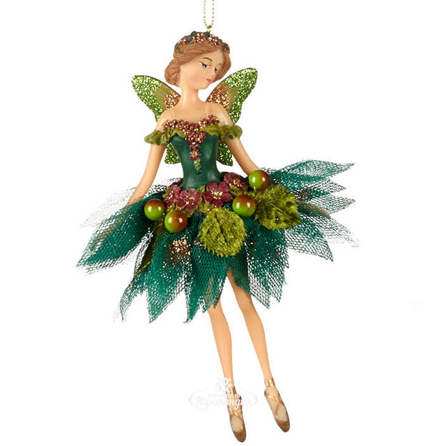 Елочное украшение Фея Тюльпания - Цветочная Прима 15 см, подвеска Goodwill