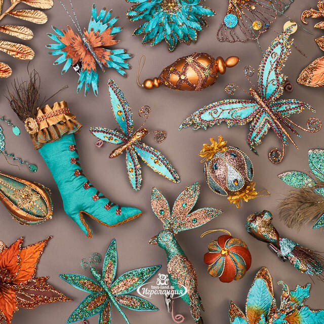 Елочная игрушка Птичка Ферндаун с Молуккских Островов 18 см, клипса Winter Deco