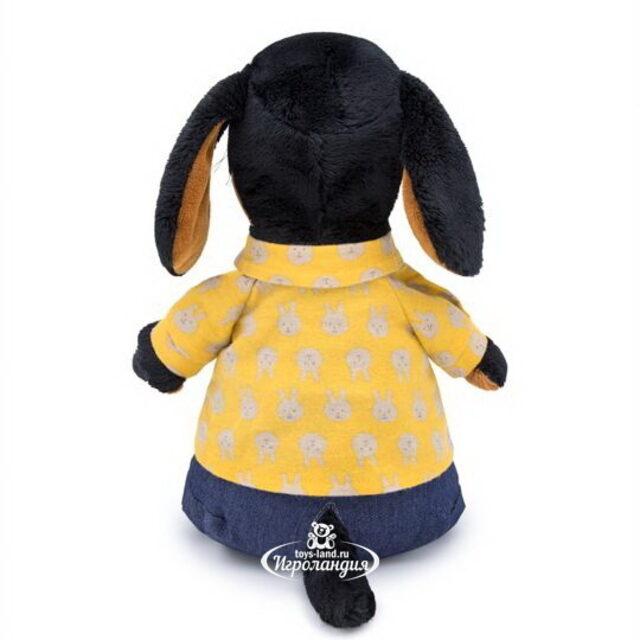 Мягкая игрушка Собака Ваксон в джинсах и желтой рубашке 25 см Budi Basa (Буди Баса)