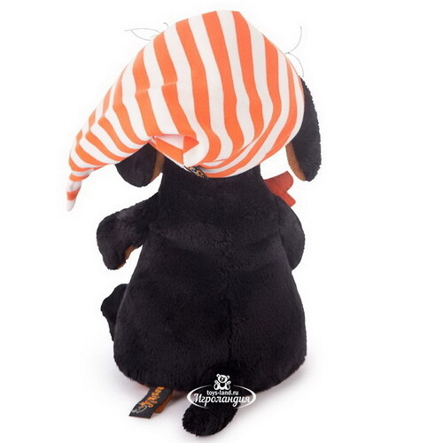 Мягкая игрушка Собака Ваксон в колпачке и с лисичкой 29 см Budi Basa