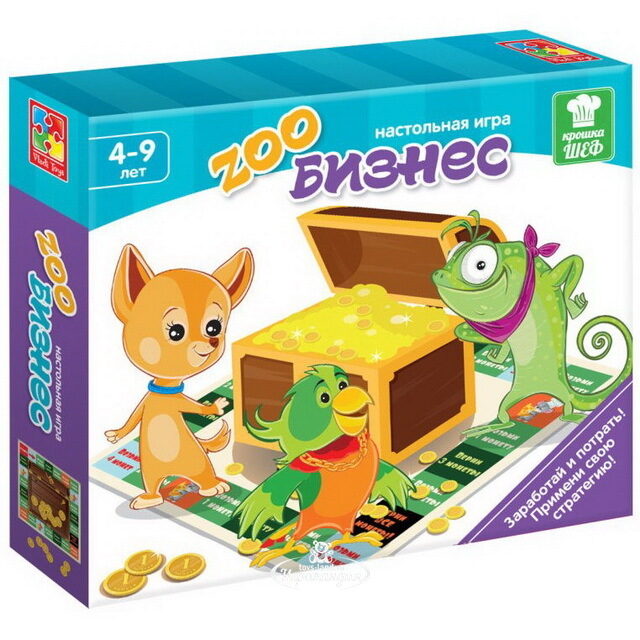 Настольная игра - стратегия Зообизнес Vladi Toys