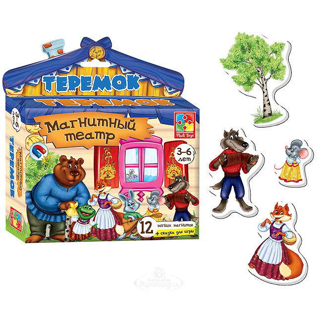 Магнитный театр Теремок Vladi Toys (Влади Тойс)