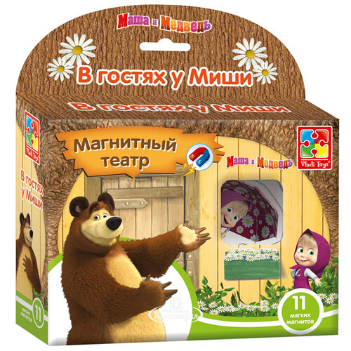 Магнитный театр Маша и Медведь: В гостях у Миши Vladi Toys