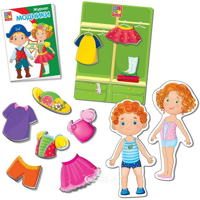 Магнитная игра-одевалка Модники Vladi Toys (Влади Тойс)