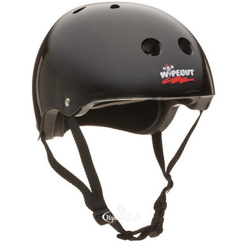 Детский защитный шлем Wipeout Black с фломастерами, 49-52 см Wipeout