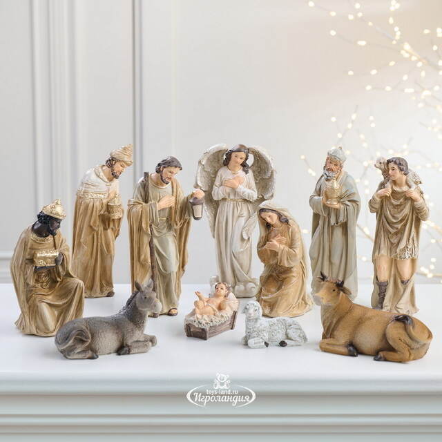 Рождественский вертеп Евангельская история 6-20 см, 11 фигурок Due Esse Christmas