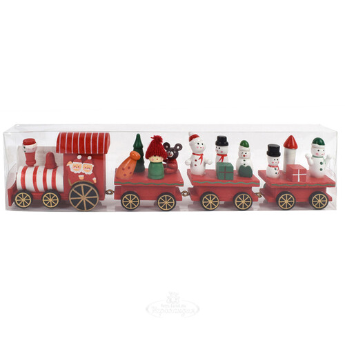 Декоративная фигурка Поезд в Лапландию 32 см Due Esse Christmas