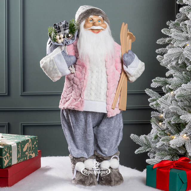 Новогодняя фигура Санта Клаус - Волшебник из Харрикейна 60 см Due Esse Christmas