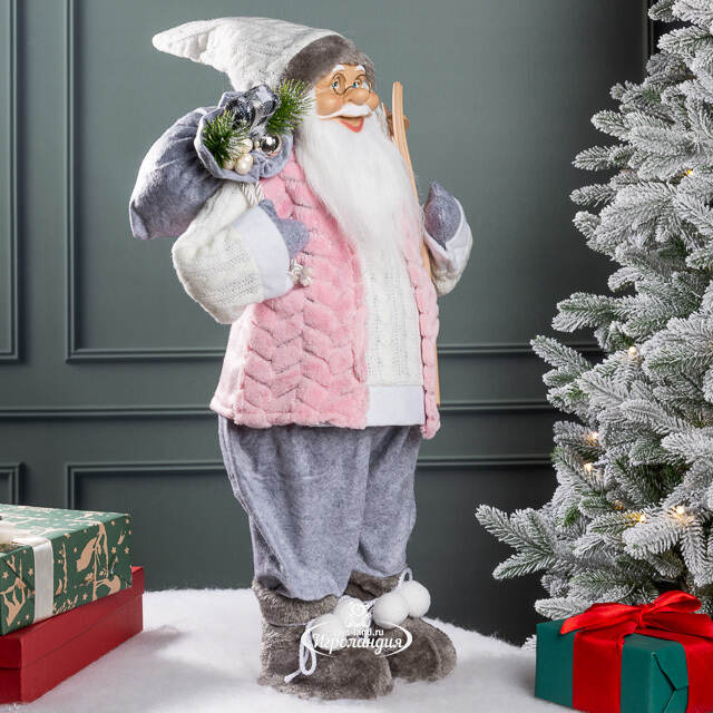 Новогодняя фигура Санта Клаус - Волшебник из Харрикейна 60 см Due Esse Christmas