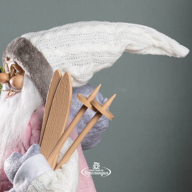 Новогодняя фигура Санта Клаус - Волшебник из Харрикейна 60 см Due Esse Christmas