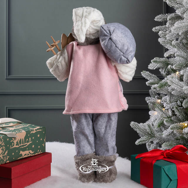 Новогодняя фигура Санта Клаус - Волшебник из Харрикейна 45 см Due Esse Christmas