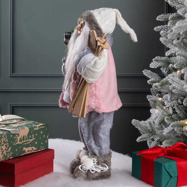 Новогодняя фигура Санта Клаус - Волшебник из Харрикейна 45 см Due Esse Christmas