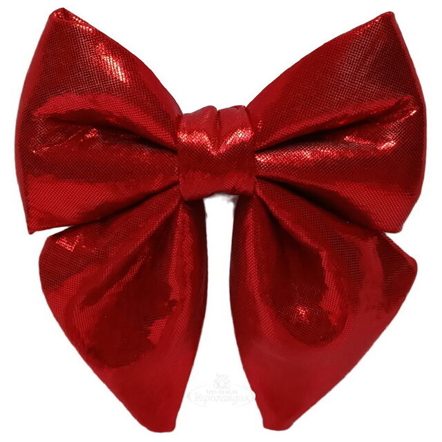 Бант на елку De Lamont 15*13 см красный Due Esse Christmas