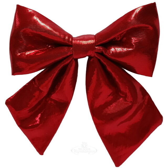 Бант на елку De Lamont 26*22 см красный Due Esse Christmas