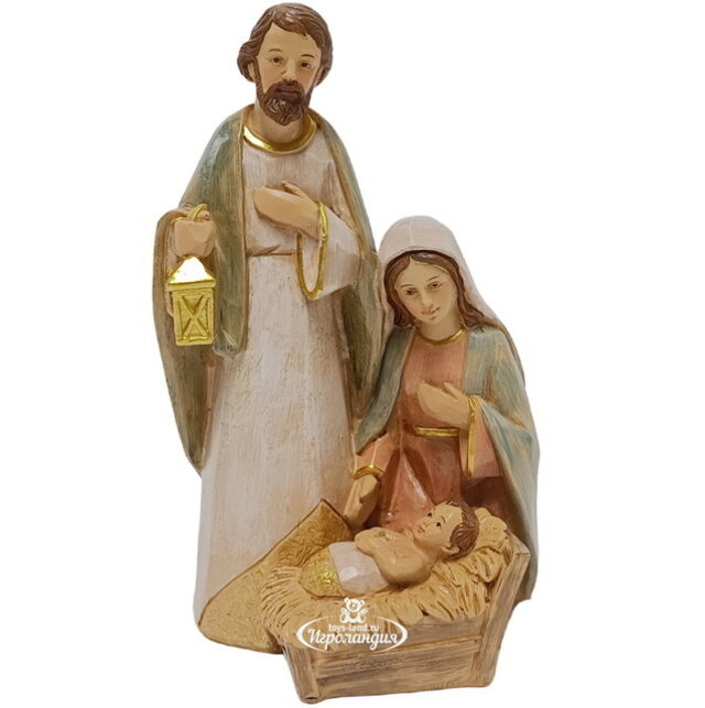 Рождественская статуэтка Рождение Иисуса 18 см бежевая Due Esse Christmas