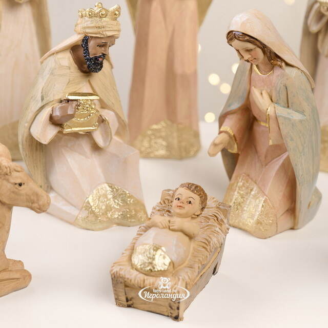 Рождественский вертеп Священное Предание 24 см, 10 фигурок Due Esse Christmas