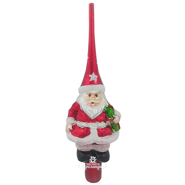 Верхушка на елку Дед Мороз 30 см Due Esse Christmas