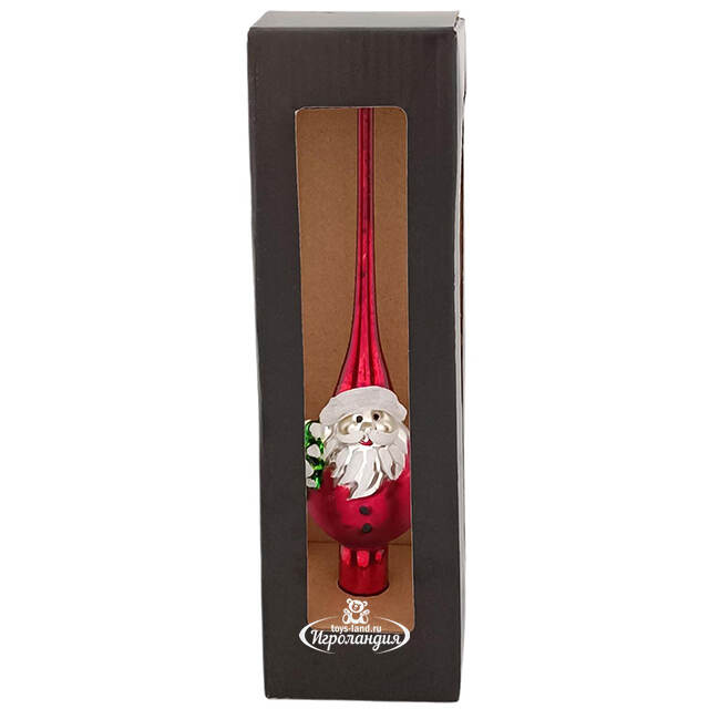 Верхушка на елку Дед Мороз 25 см Due Esse Christmas