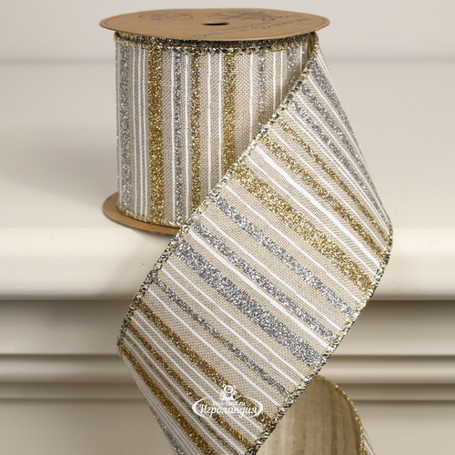 Декоративная лента Ivory: Stripes 270*6 см Koopman