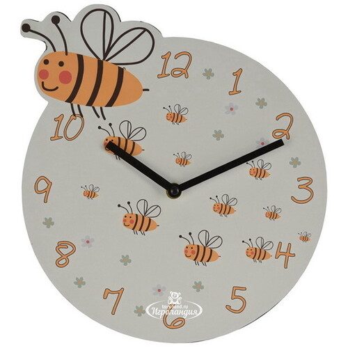 Детские настенные часы Задорные Пчелки 28 см Koopman