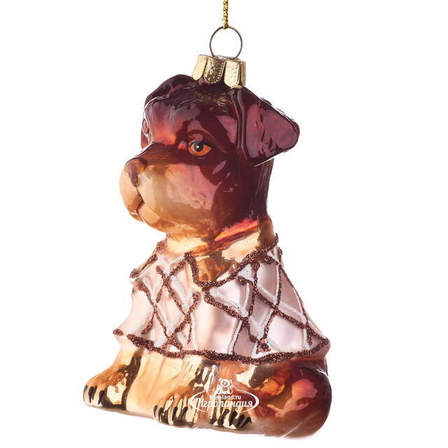 Елочная игрушка Норфолк-терьер с Оксфорд-стрит 12 см, стекло Goodwill